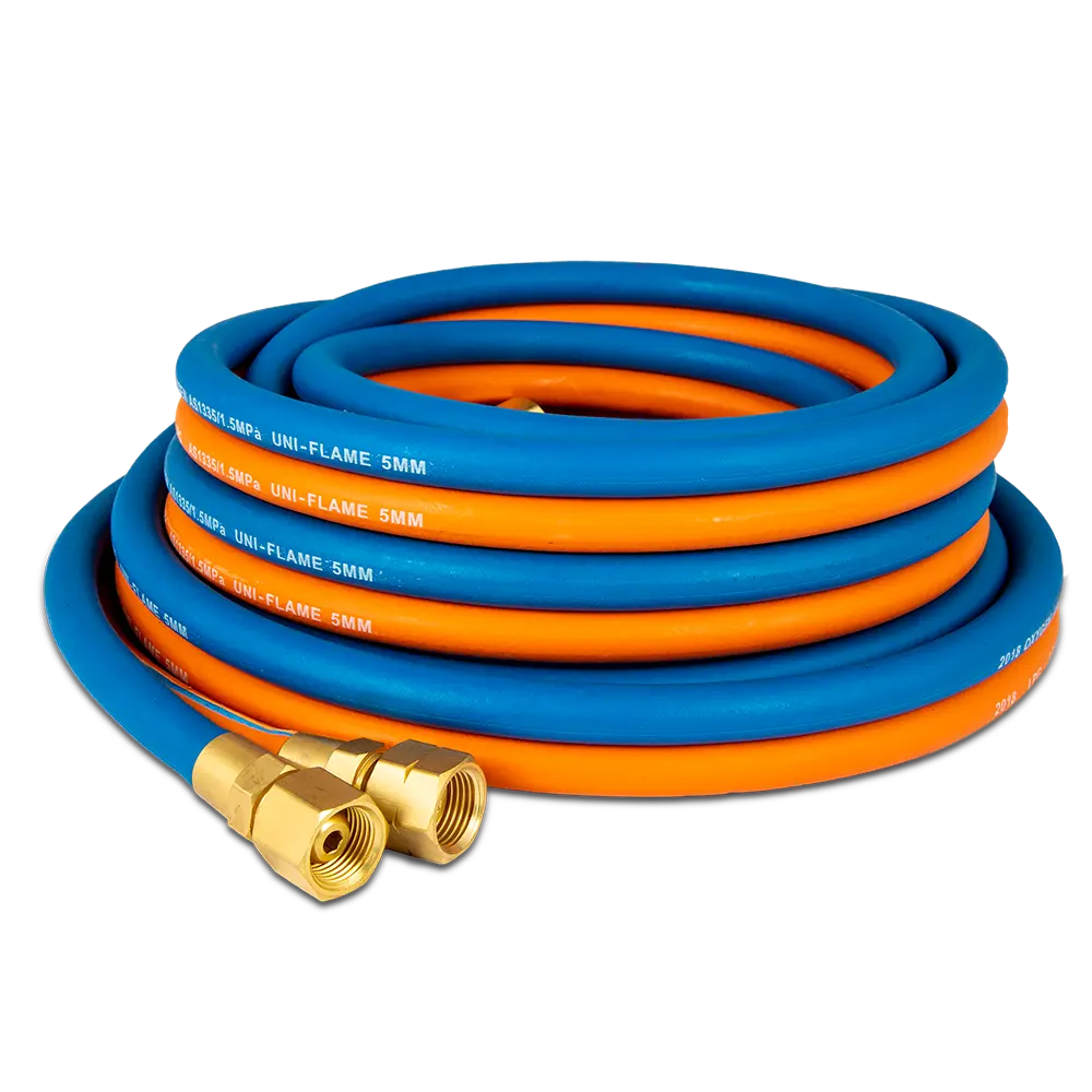Unimig Twin Gas Hose Oxygen & Lpg 15M Uflpgth15M
