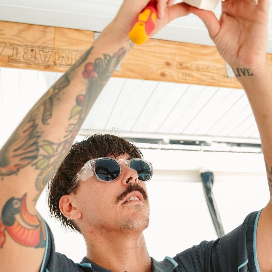 SafeStyle Cruisers Clear Frame Tinted Lens