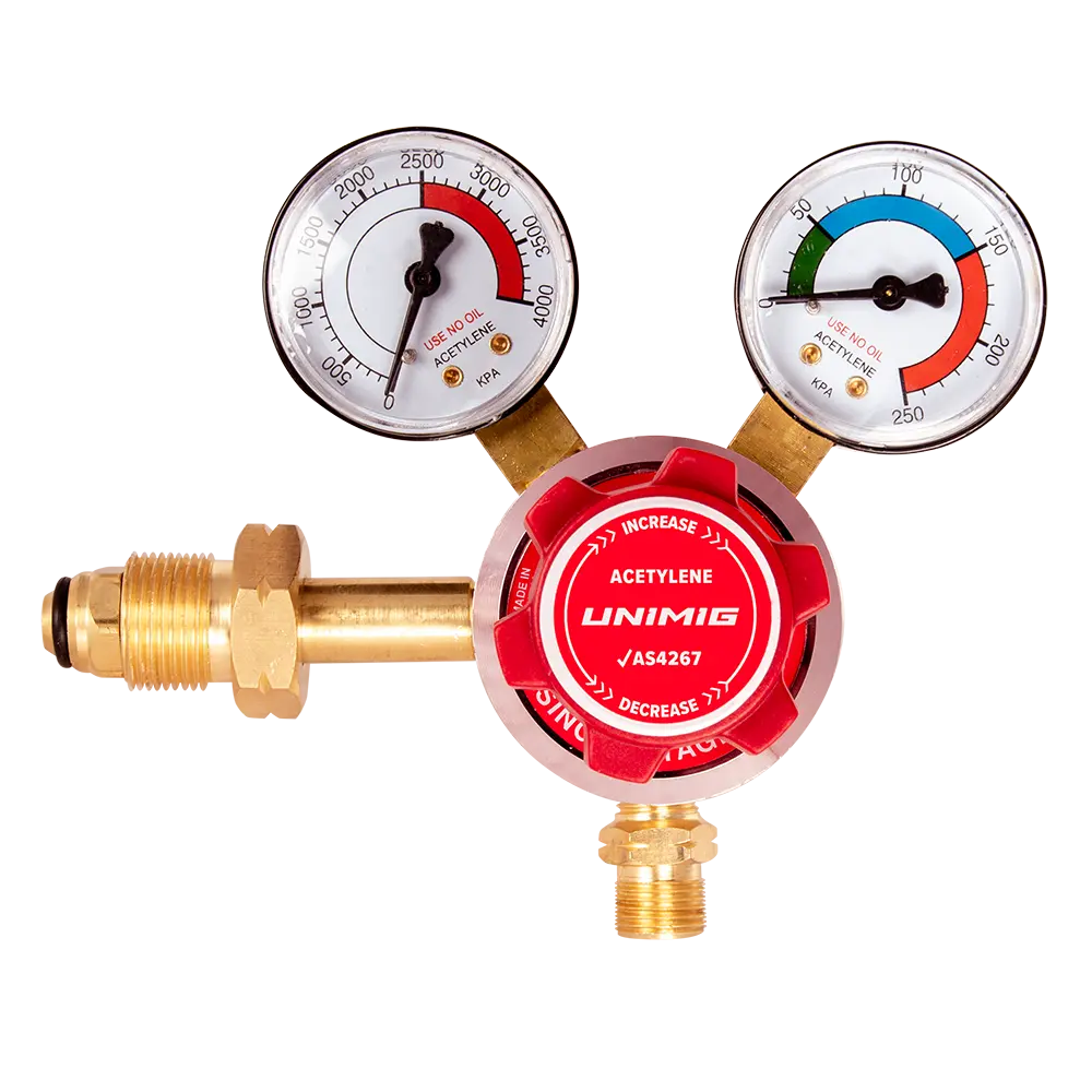 Unimig Regulator Side Inlet Acetylene Seacetreg