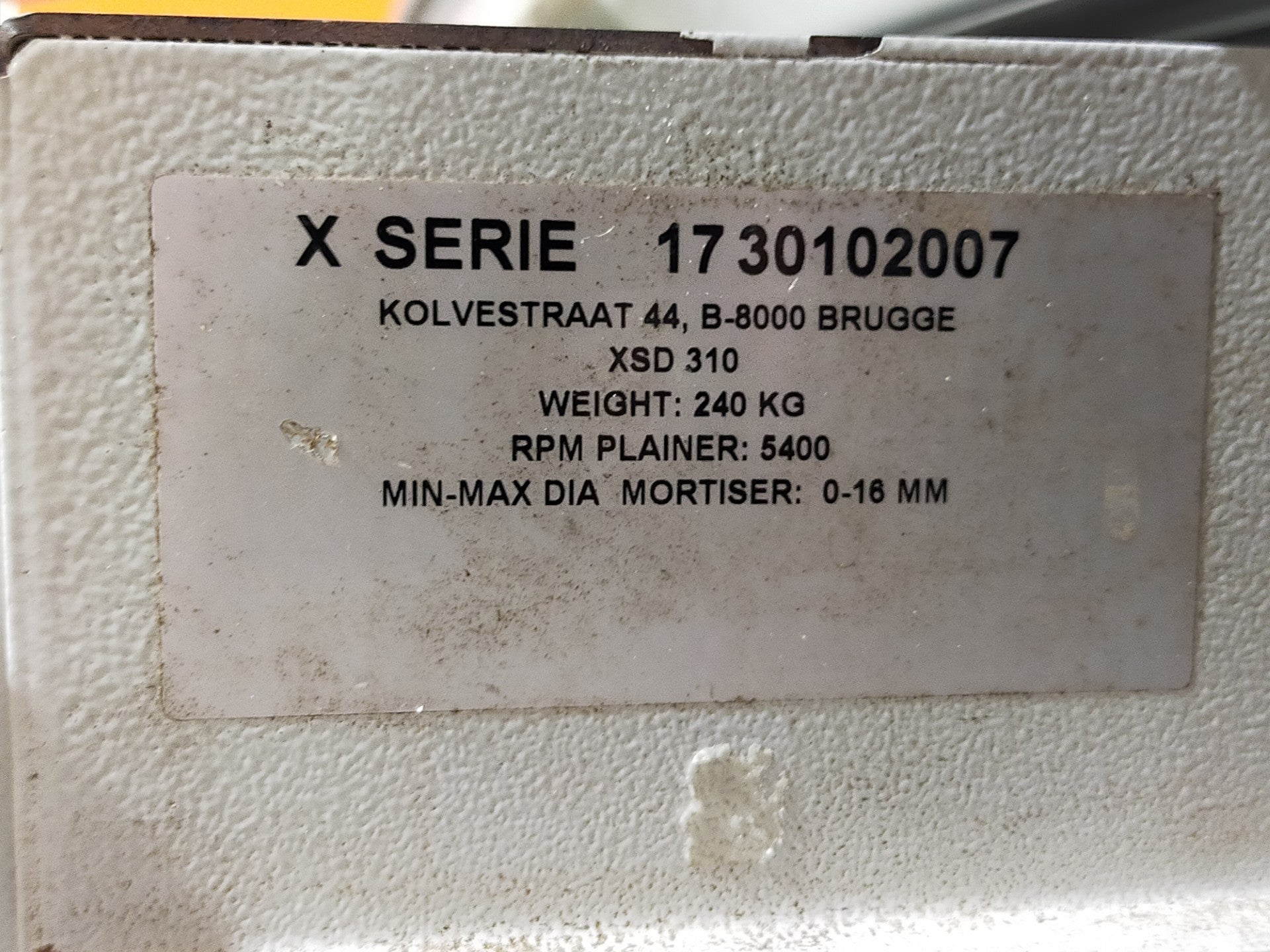 *Pre-Loved* Robland BRUGGE 310mm Planer / Thicknesser B-8000 XSD 310 X Serie