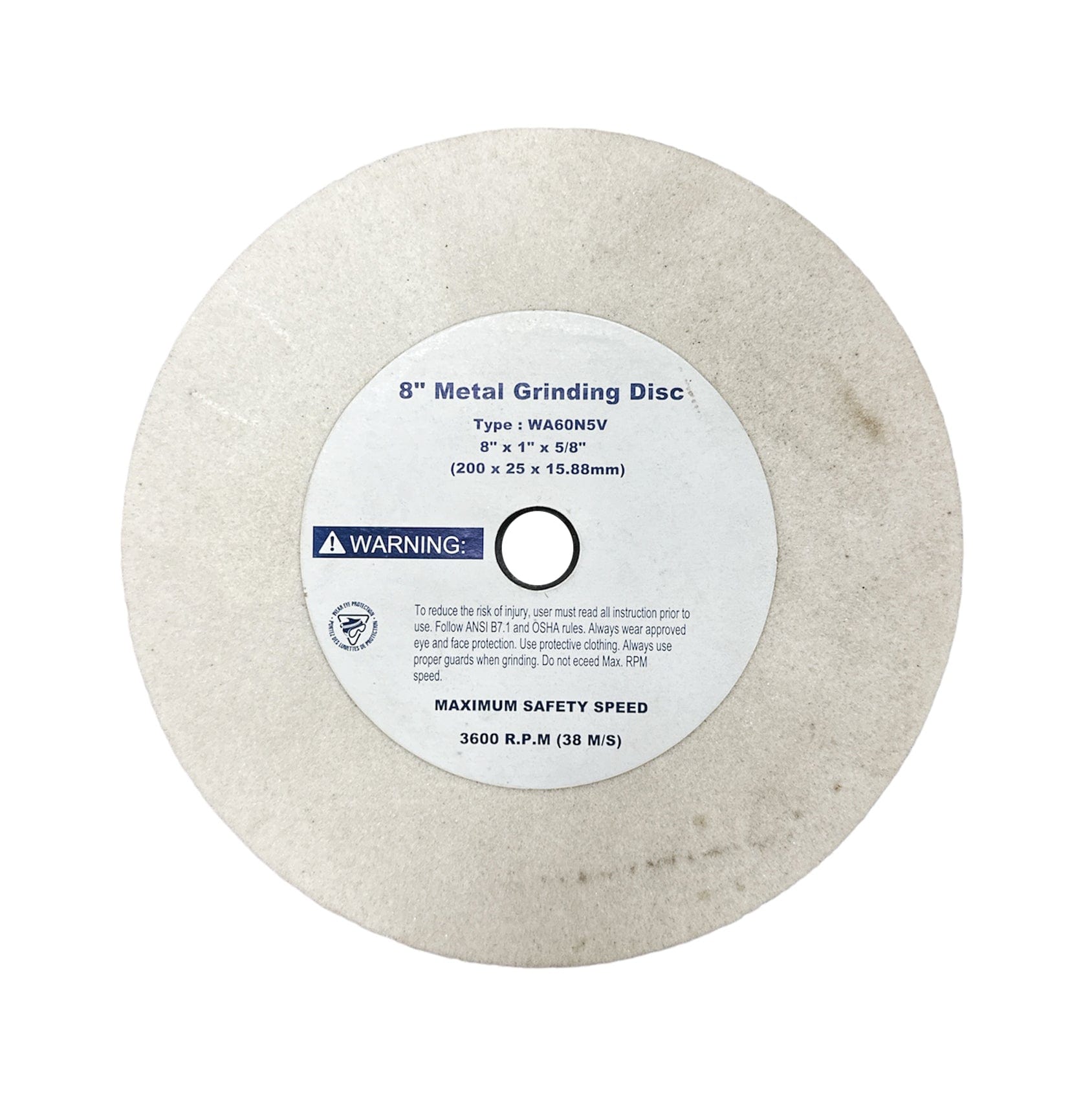 Replacement Grinding Disc Wheel 200mm 8 by Oltre