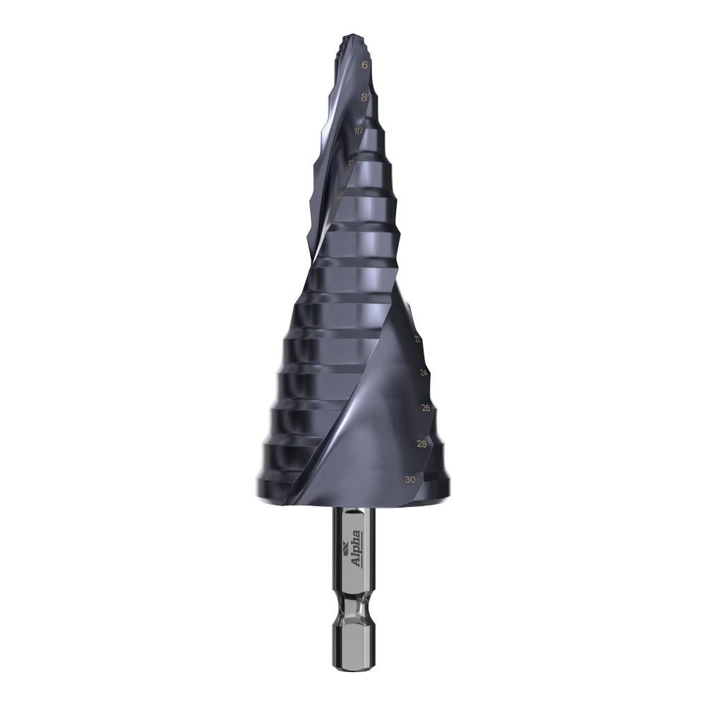Alpha Onsite Plus Spiral Flute Step Drills