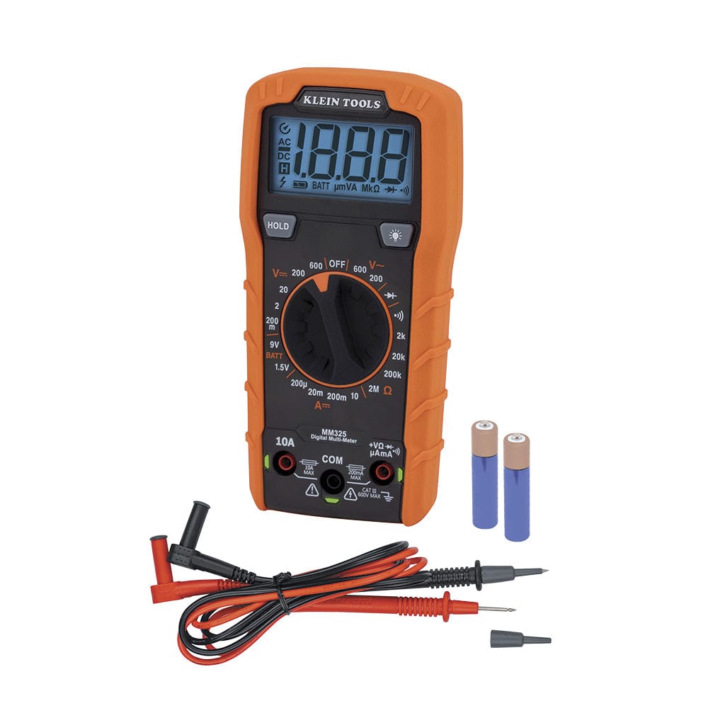 Digital Multimeter Manual-Ranging 600V - A-MM325 by Klein Tools