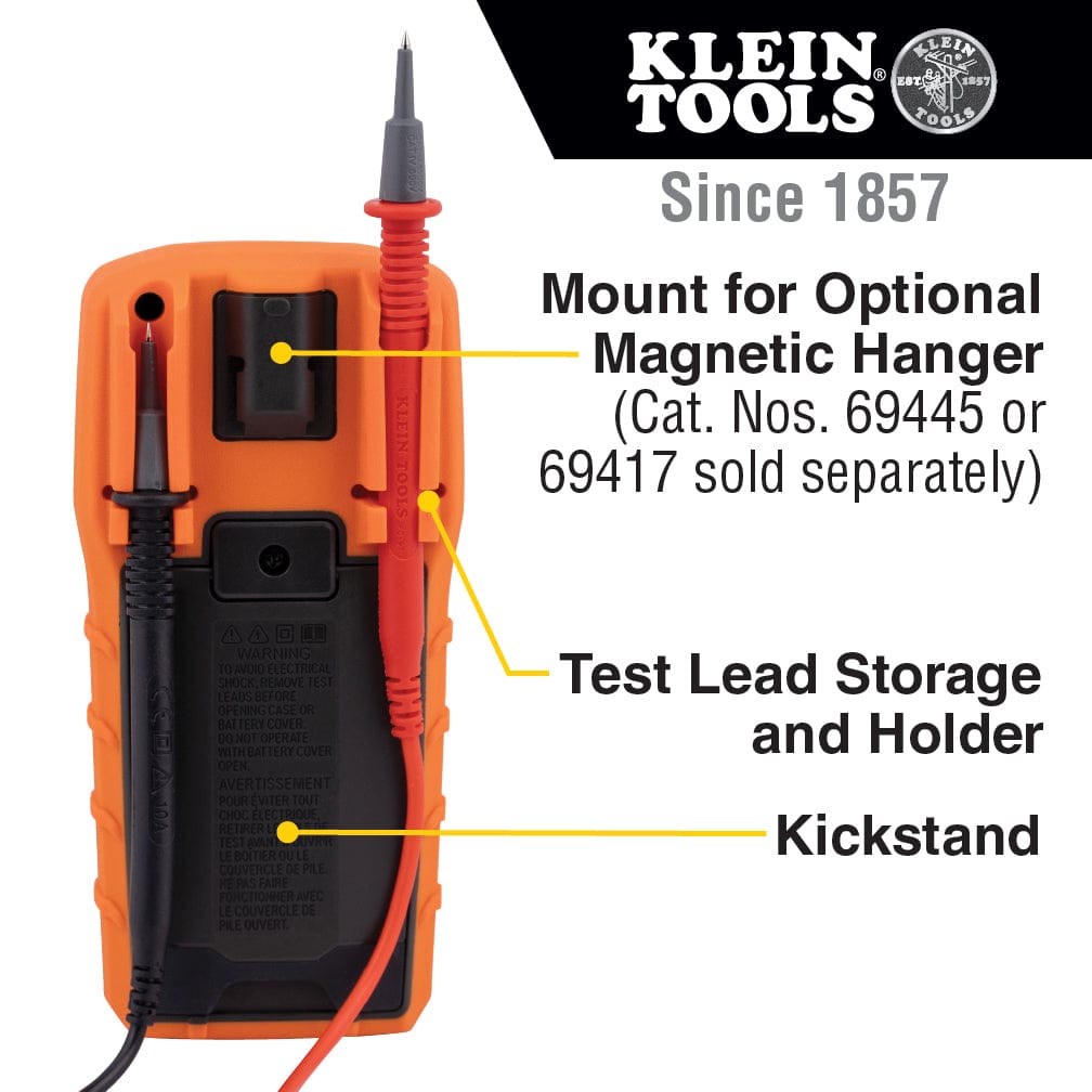 Digital Multimeter Manual-Ranging 600V - A-MM325 by Klein Tools