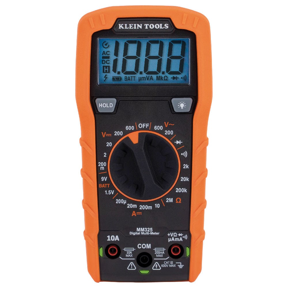 Digital Multimeter Manual-Ranging 600V - A-MM325 by Klein Tools