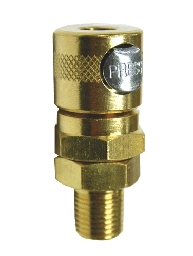 1/4" Male Thread Coupler Jamec Style Airline Fitting Brass A105-11C Scorpion