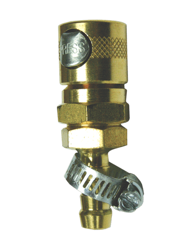 3/8" Hose Barb Jamec Style Air Line Fitting Brass A105-12C Scorpion