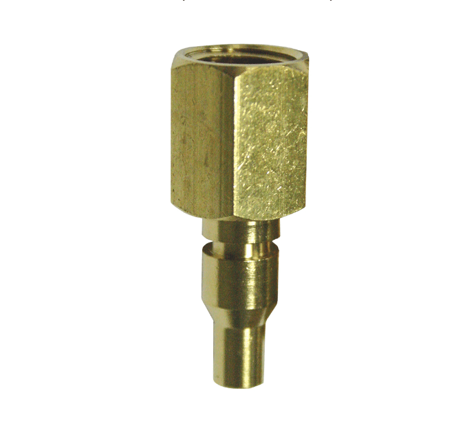 Plug Male 1/4" Female Thread Jamec Style 2Pce (Carded) Airline Fitting Scorpion