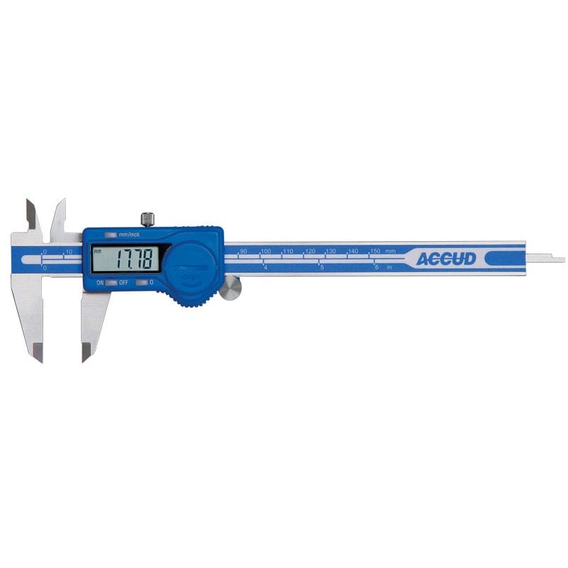 Accud Digital Caliper Metric + Imperial Dual Scale