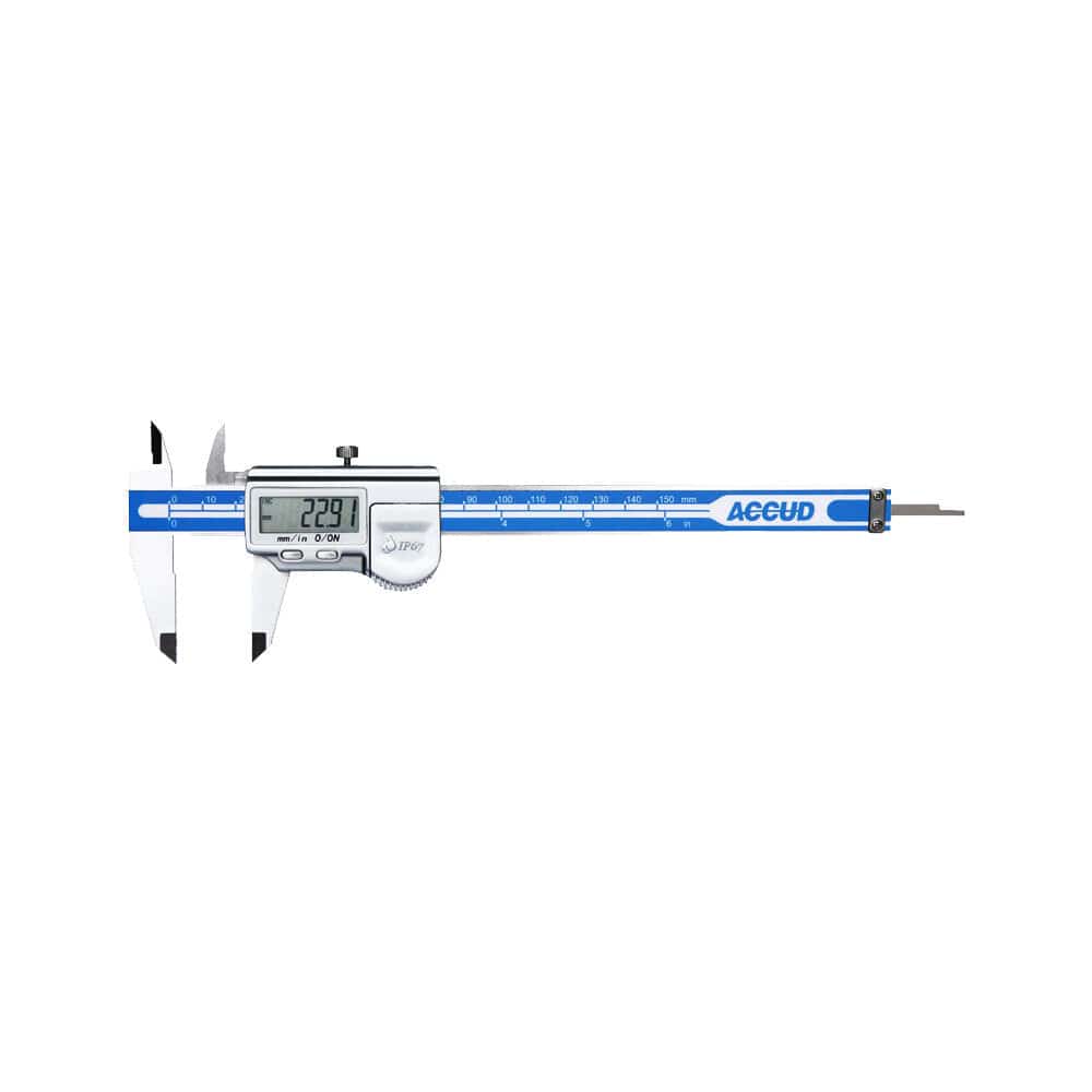 Digital Caliper Metric + Imperial Dual Scale IP67 by Accud