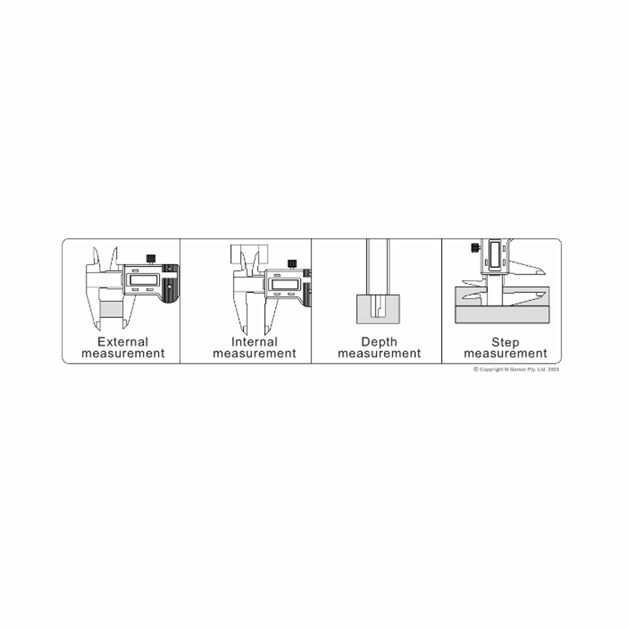 Mini 100mm (4") Digital Caliper Metric + Imperial Dual Scale AC-114-004-11 by Accud