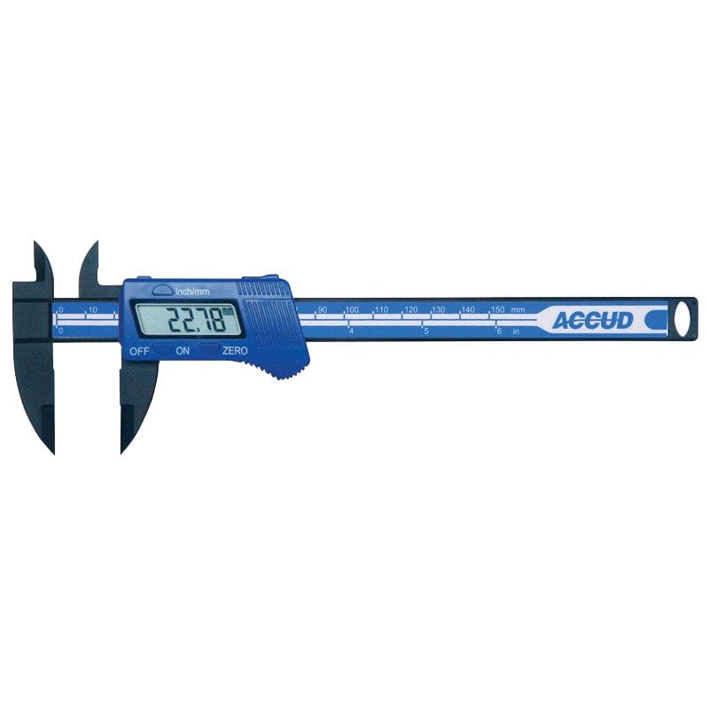 Digital Caliper Metric + Imperial Dual Scale Plastic by Accud