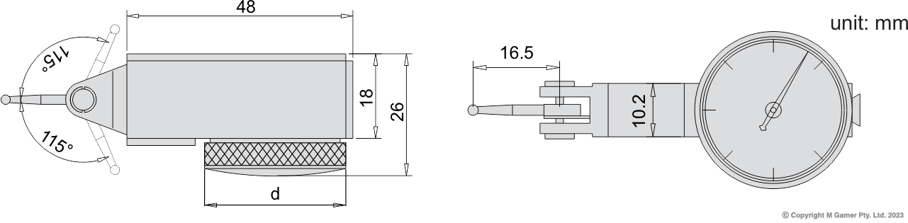 Dial Test Indicator by Accud