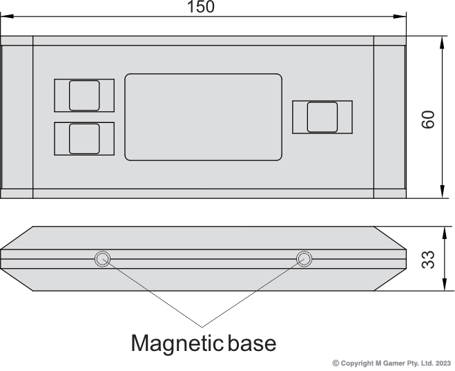 Digital Level & Protractor 150 x 60 x33mm - AC-722-360-01 by Accud
