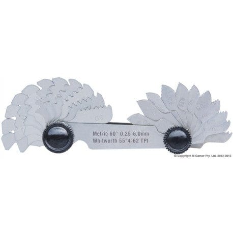 60° Metric & 55° Whitworth Thread Gauge AC-925-062-52 by Accud