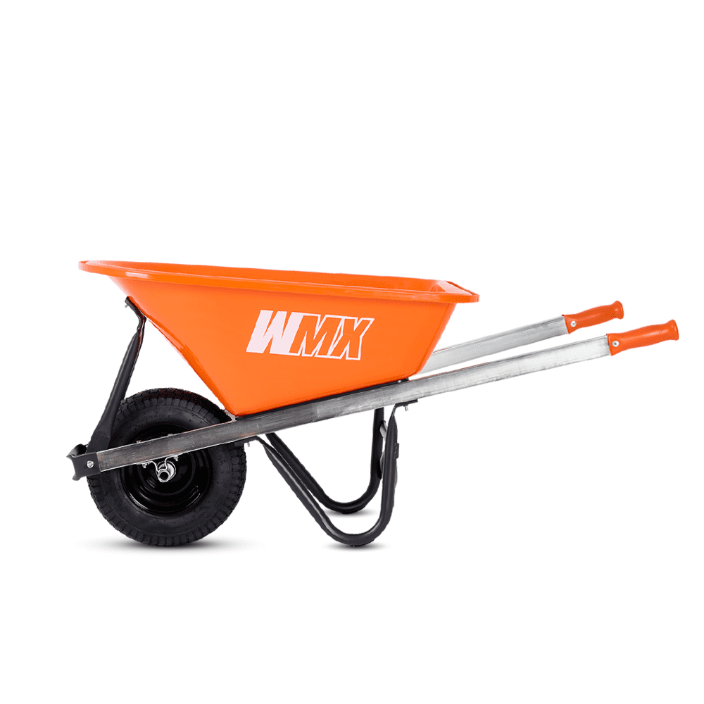 Westmix 100L Poly Tray Wide Wheel Wheelbarrow WWB200-P