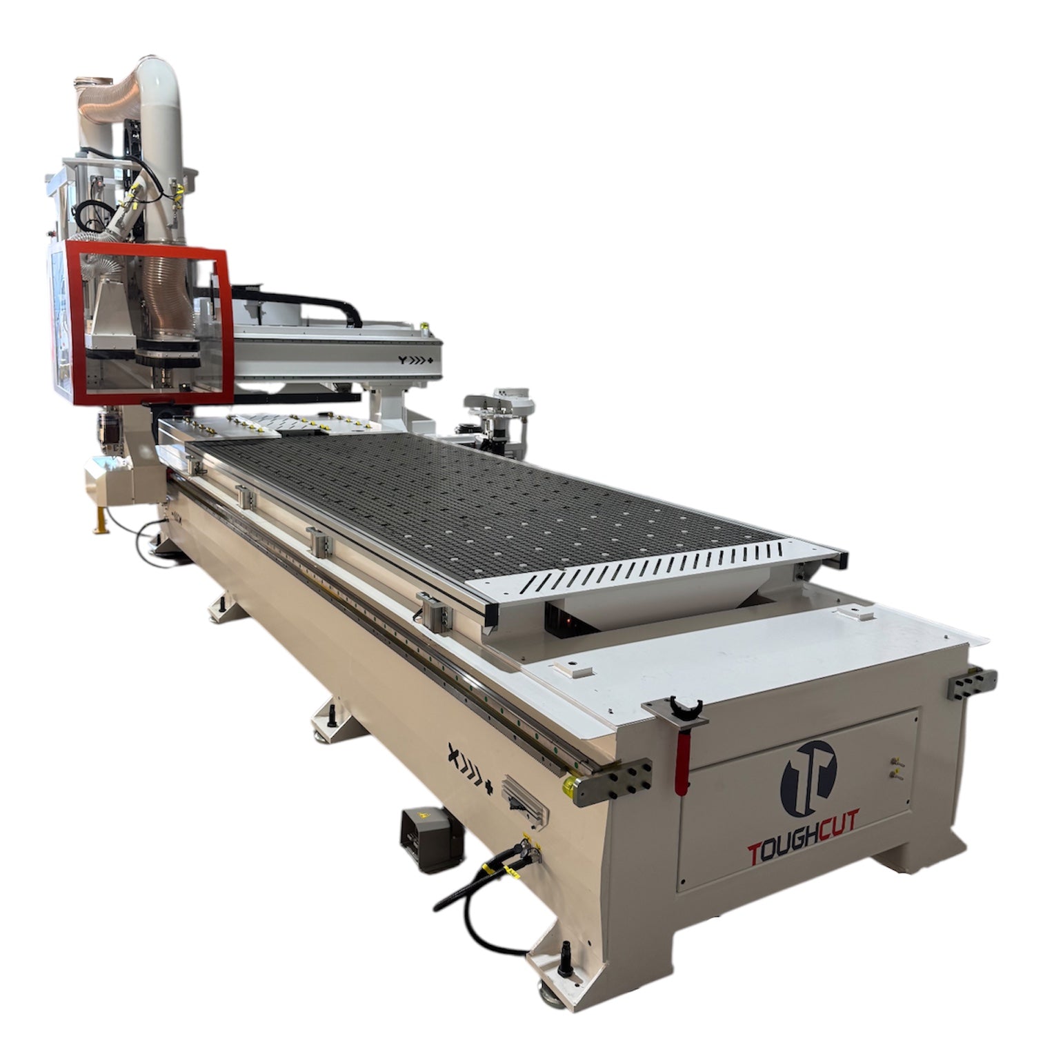 ToughCut 1300mm x 3100mm CNC Router with Auto Tool Change Spindle with 12 Tool Rotary Carousel + Vacuum Table (with 9.5KW Pump) ZIRCON TCVA30-1331 *2025 Edition*