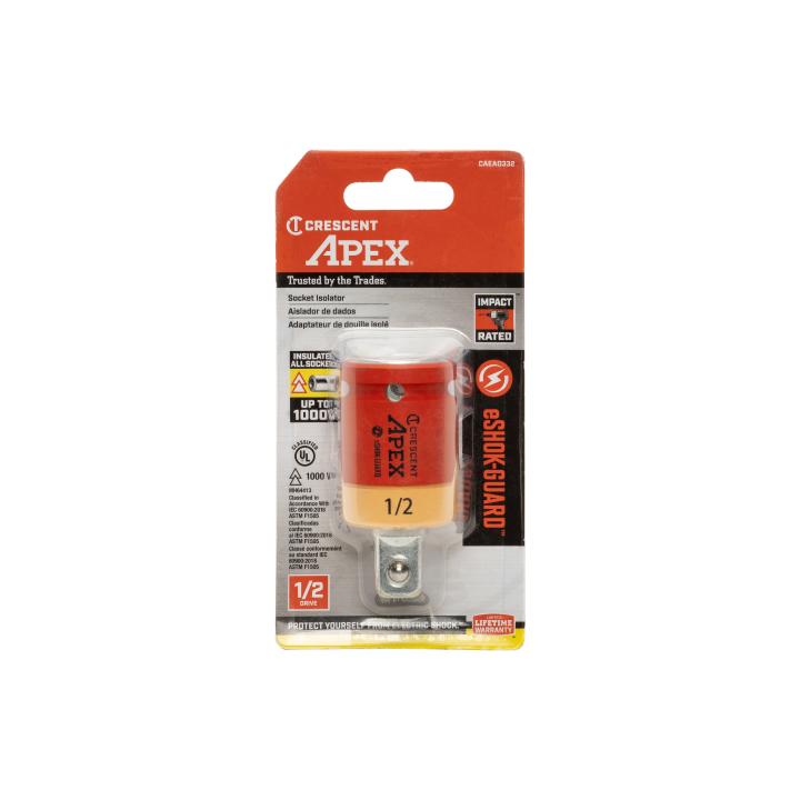 1/2" x 2-1/2" eSHOK-GUARD™ Socket Isolator CAEAD332 by Crescent