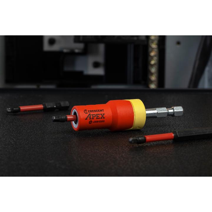 1/4" x 3" eSHOK-GUARD™ Magnetic Isolated Bit Holder CAEBH2C by Crescent