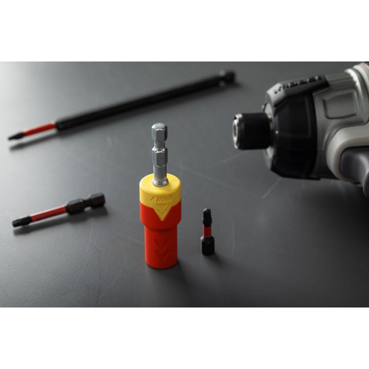 1/4" x 3" eSHOK-GUARD™ Magnetic Isolated Bit Holder CAEBH2C by Crescent