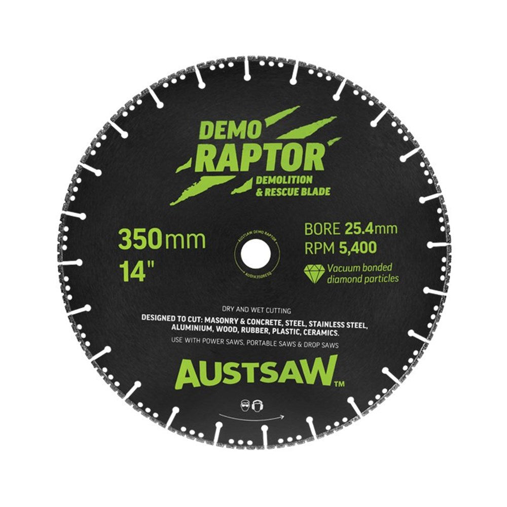 Austsaw Demo Raptor Multi-Purpose Demolition Diamond Blades