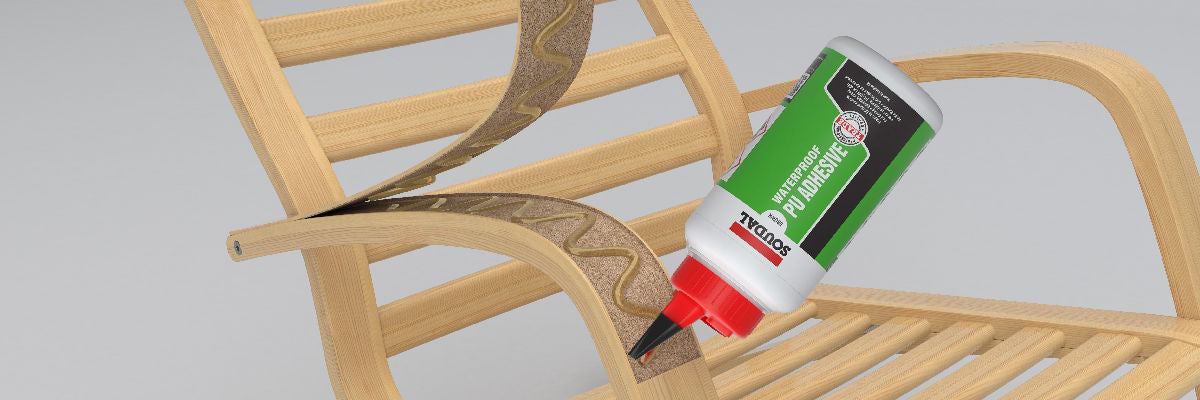 Soudal Water-Resistant PVA Wood Glue D3 – Various Sizes
