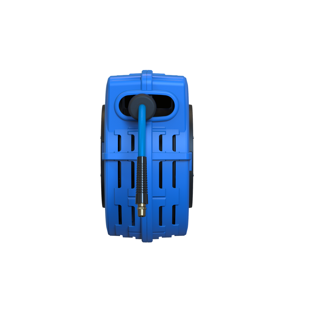 Macnaught Retracta C1 Hose Reel (Blue) - Air/Water 3/8" X 15M Hose C1AW315B-01CB