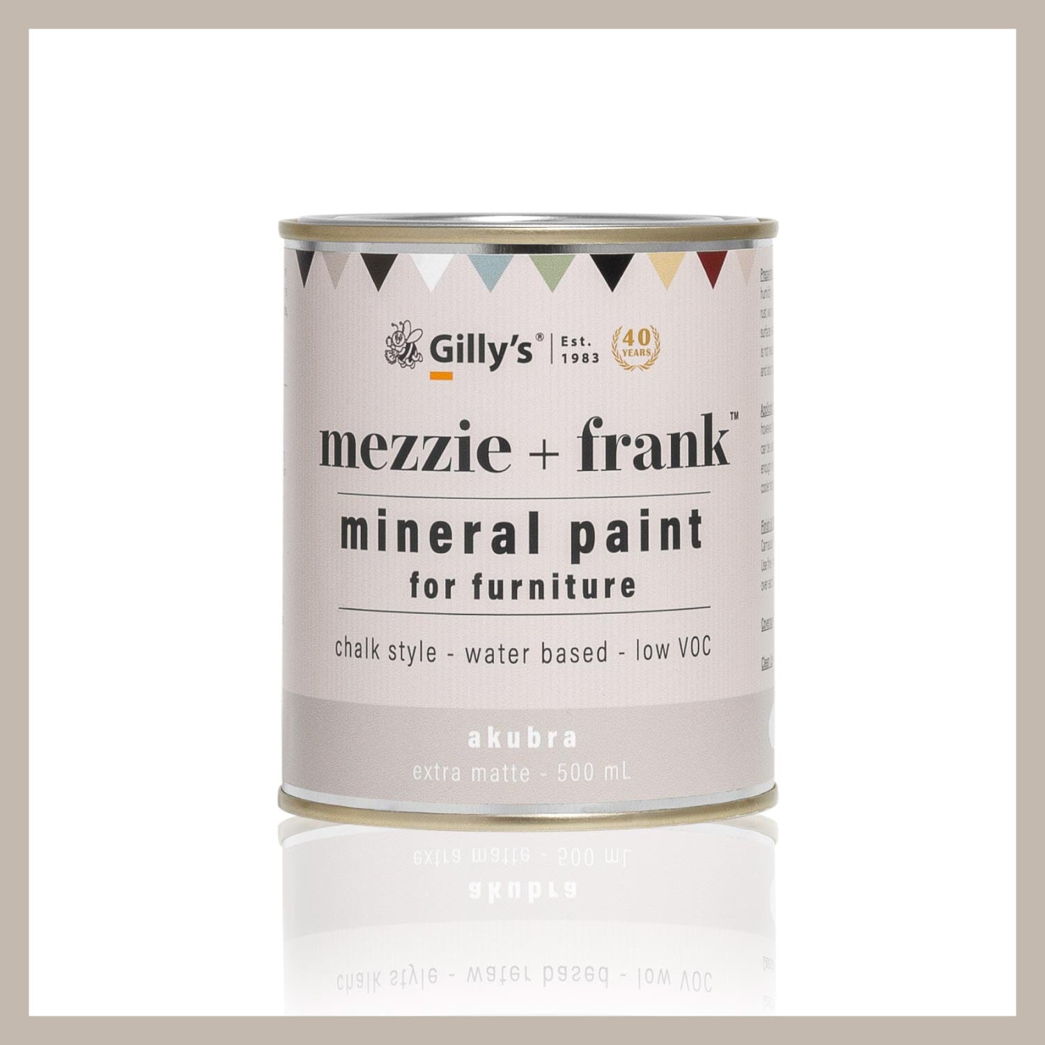Mezzie + Frank Chalk Style Mineral Paint by Gilly's