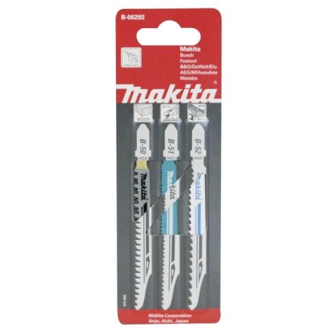 3Pce Super Express Assorted Jigsaw Blades B-06292 by Makita