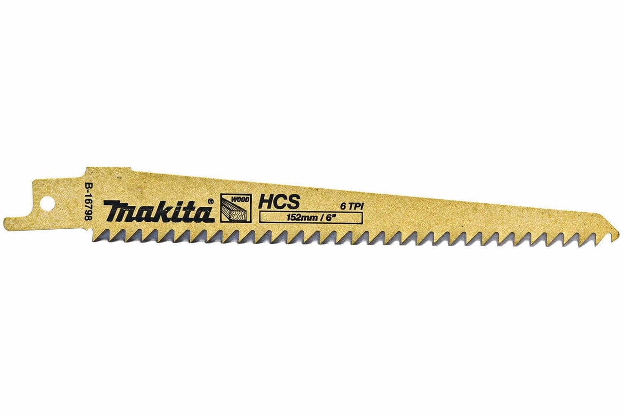 Makita 5Pce 280mm 6TPI Wood Cutting Reciprocating Saw Blade B-16829