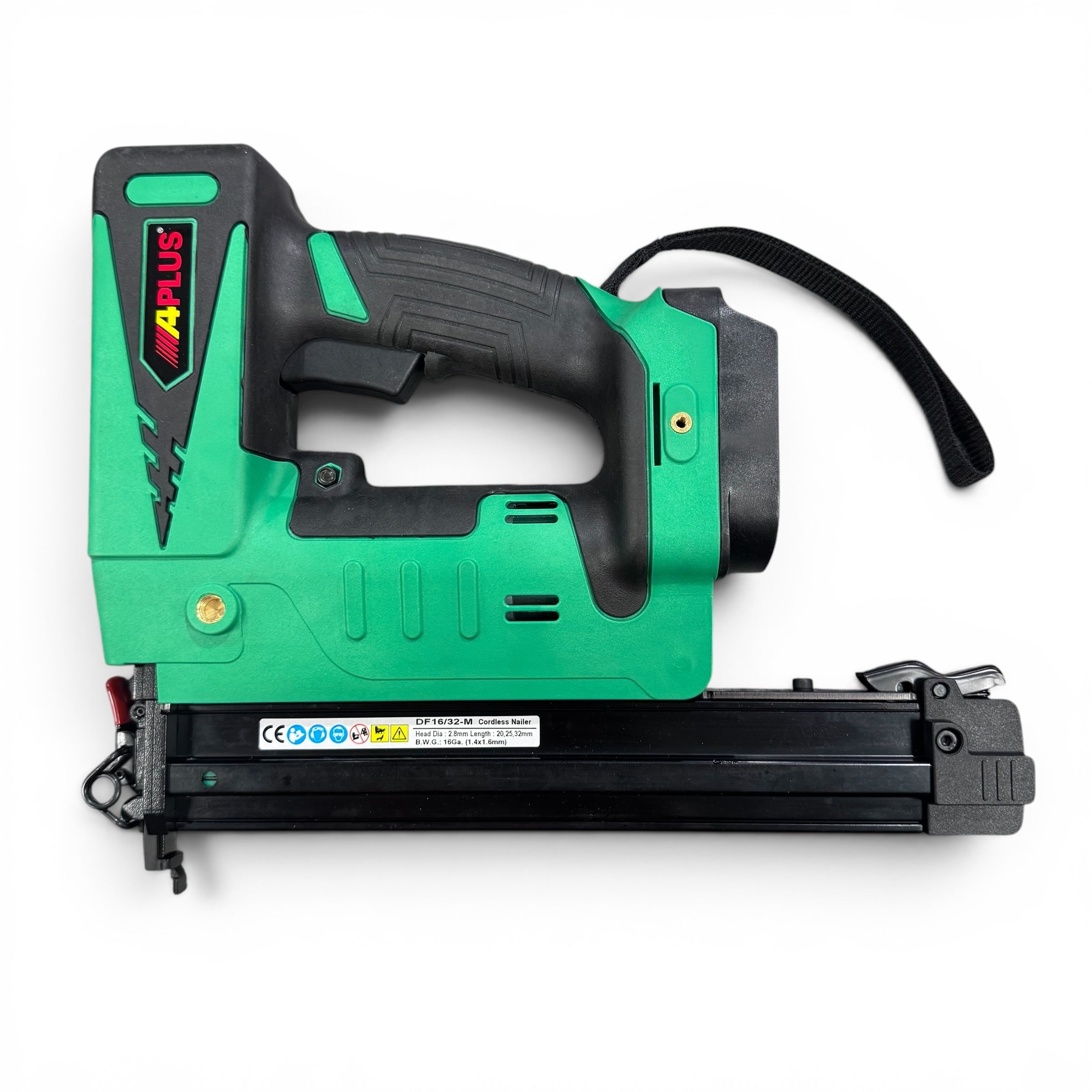APlus DF16/32-M 18V 16 Gauge Cordless Finishing Brad Nailer Bare Tool | Makita 18V Battery Compatible