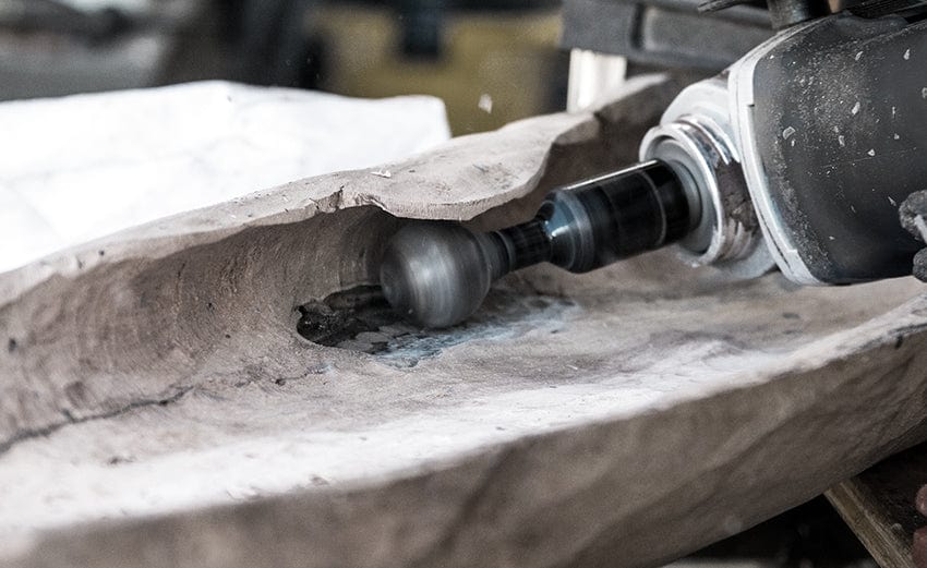 30mm Ball Gouge Spherical Shaped Milling Ball BAL.FG.2000 by Arbortech