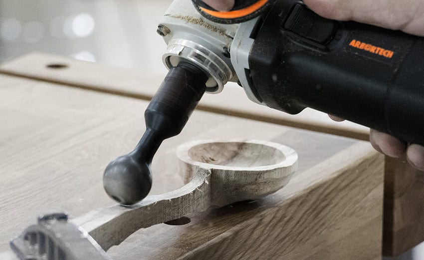 30mm Ball Gouge Spherical Shaped Milling Ball BAL.FG.2000 by Arbortech