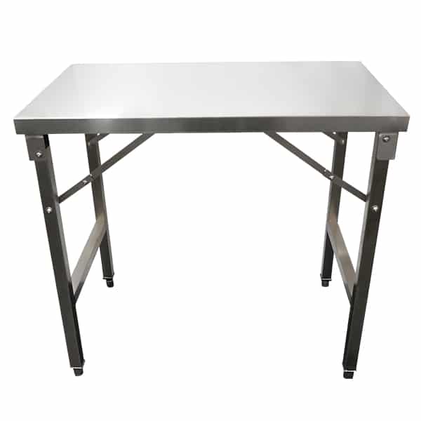 Richmond 1200 x 610 x 910mm Folding Stainless Steel Table BEN010