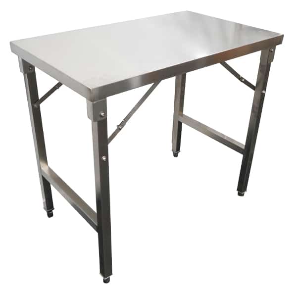 Richmond 1200 x 610 x 910mm Folding Stainless Steel Table BEN010
