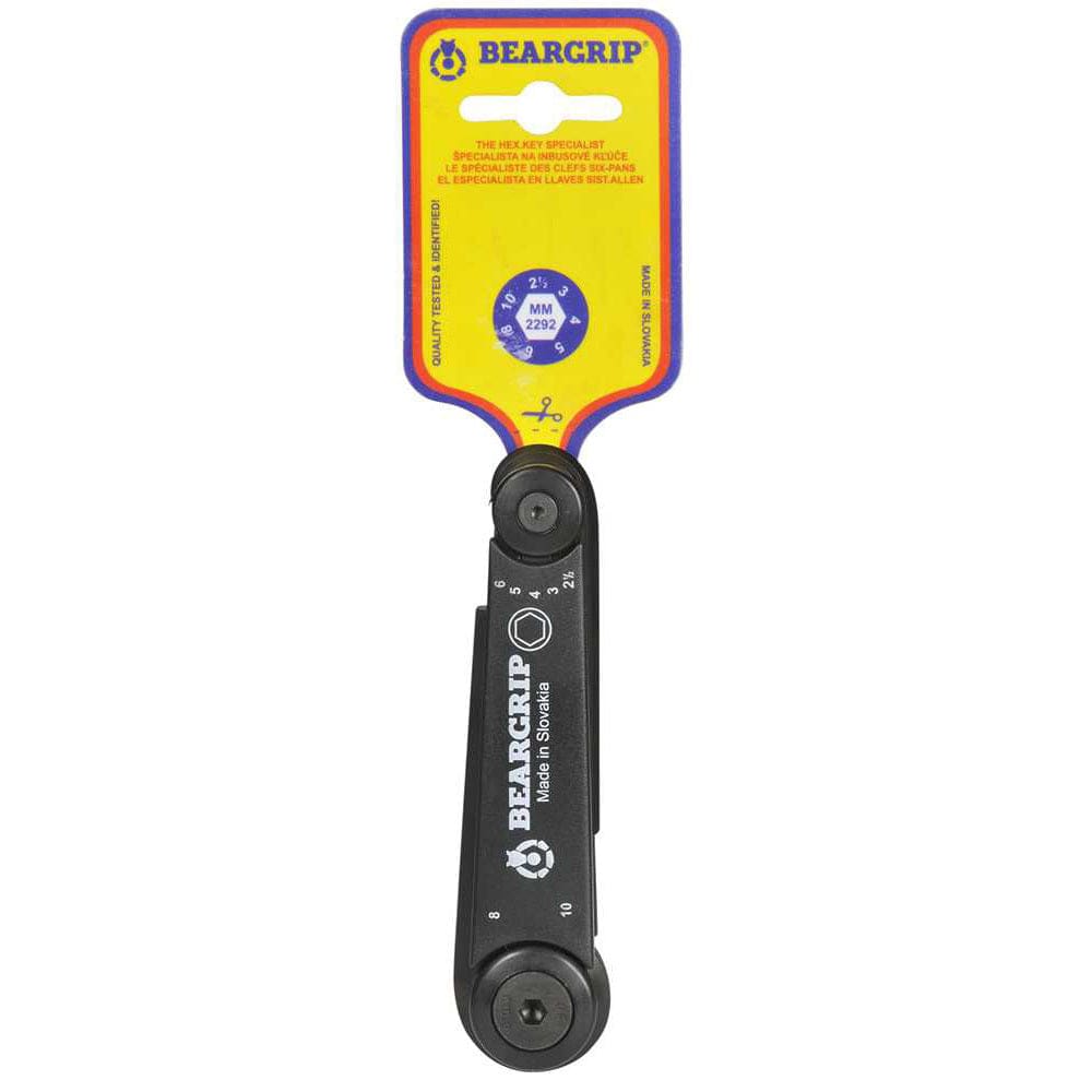 7Pce 2.5-10mm Allen / Hex Key Set Metric BG-2292 by Beargrip