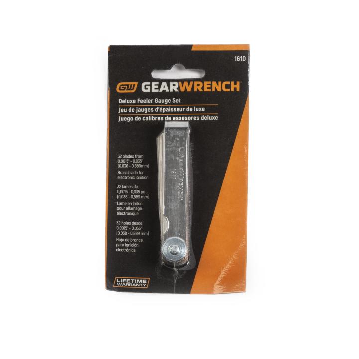 32 Blade Deluxe Metric & SAE Feeler Gauge 161D by GEARWRENCH