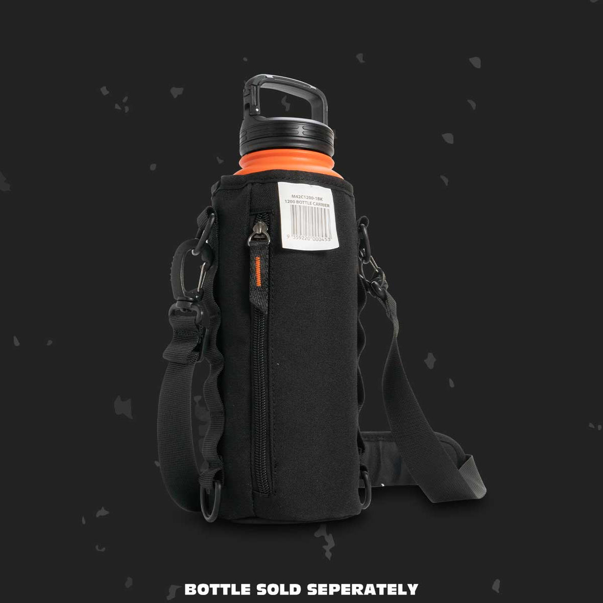 1200ml Bottle Carry Pouch M42C1200-1BK by Moondyne