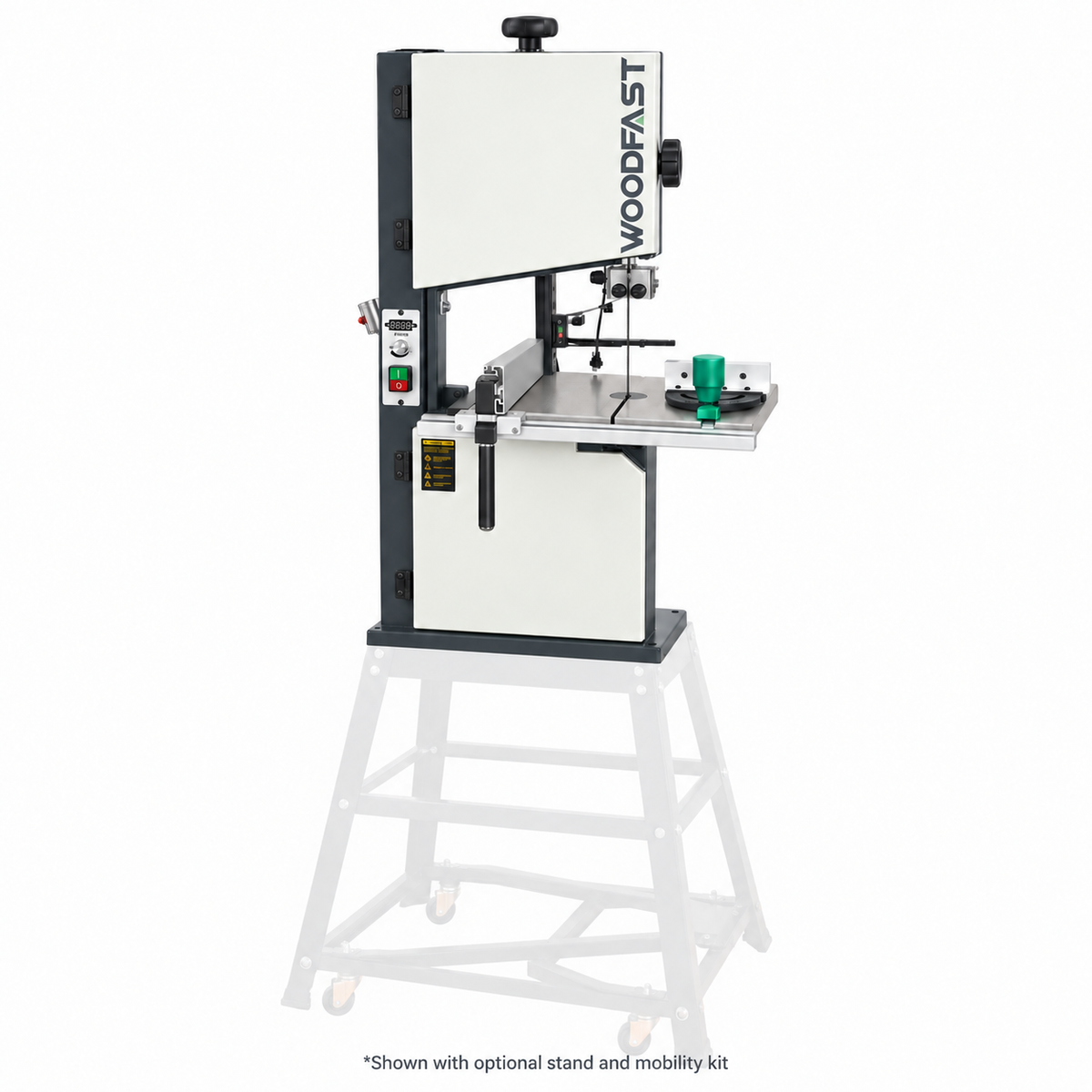 Woodfast 250mm (10") Benchtop Bandsaw 0.5HP 240V BS250C – Variable Speed