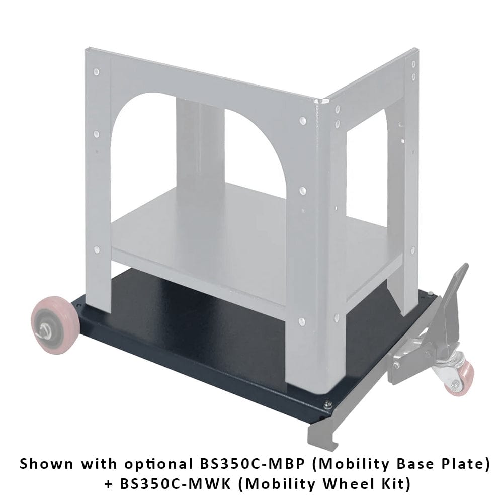Mobility Wheel Kit with Foot Brake BS350C-MWK suit BS350C / BS350D Bandsaw by Woodfast