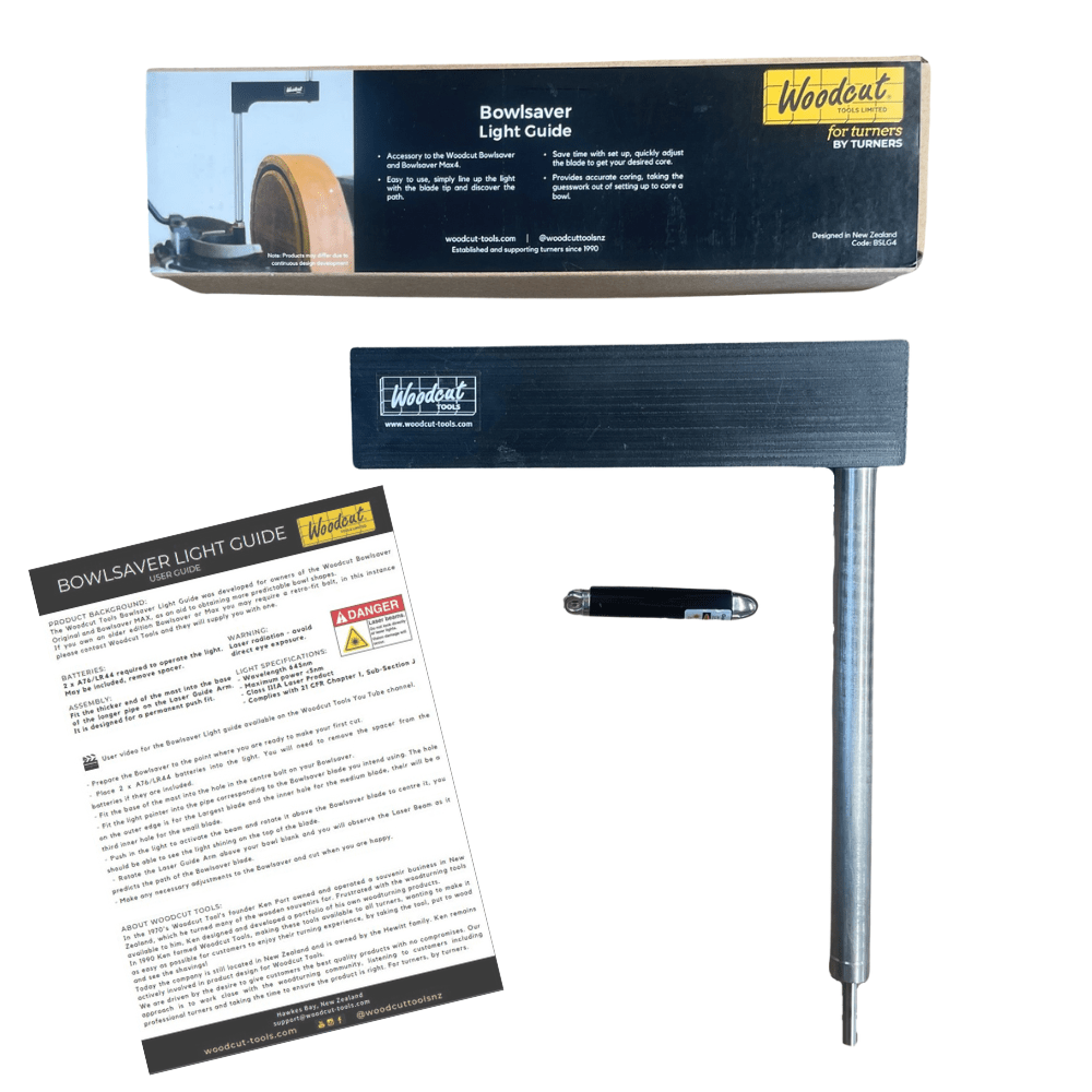 Bowlsaver and Max Light Guide BSLG4 by Woodcut Tools