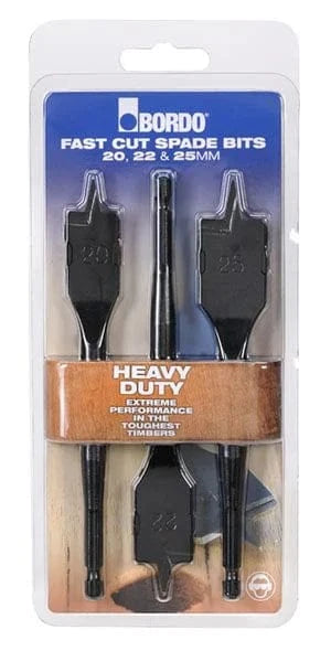 20-25mm 3Pce Spade Bit Set - 2670-S1 by Bordo