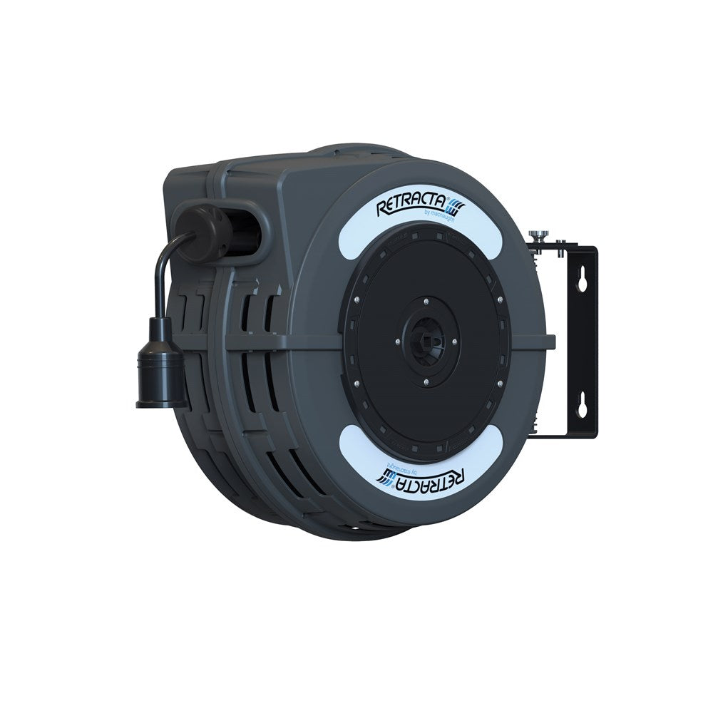 Macnaught Retracta Electrical Cable Reel (Dark Grey) 10A x 20M Cable C1EC10A20D-AU