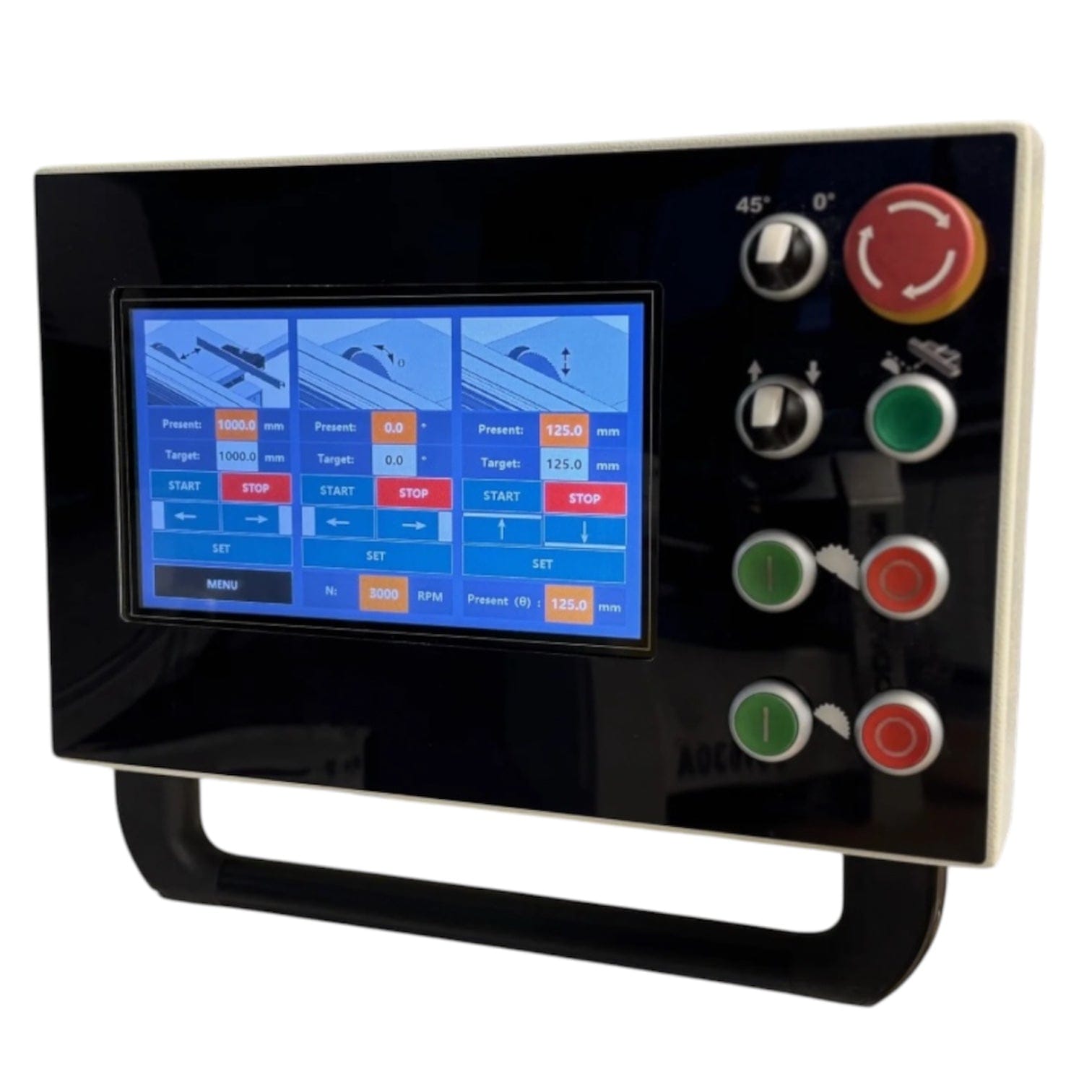 Woodfast 400mm (16") 7.5HP 3.2m Sliding Table (Optional Upgrade to 3.8m Sliding Table) with Overhead Control & Automatic Rise / Fall & Tilt Panel Saw 415V PS400C