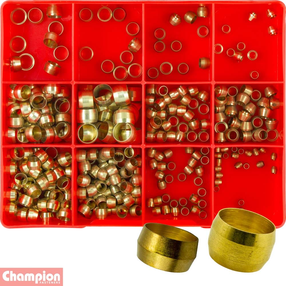Champion 330Pce BSP Brass Olives Assortment CA1412
