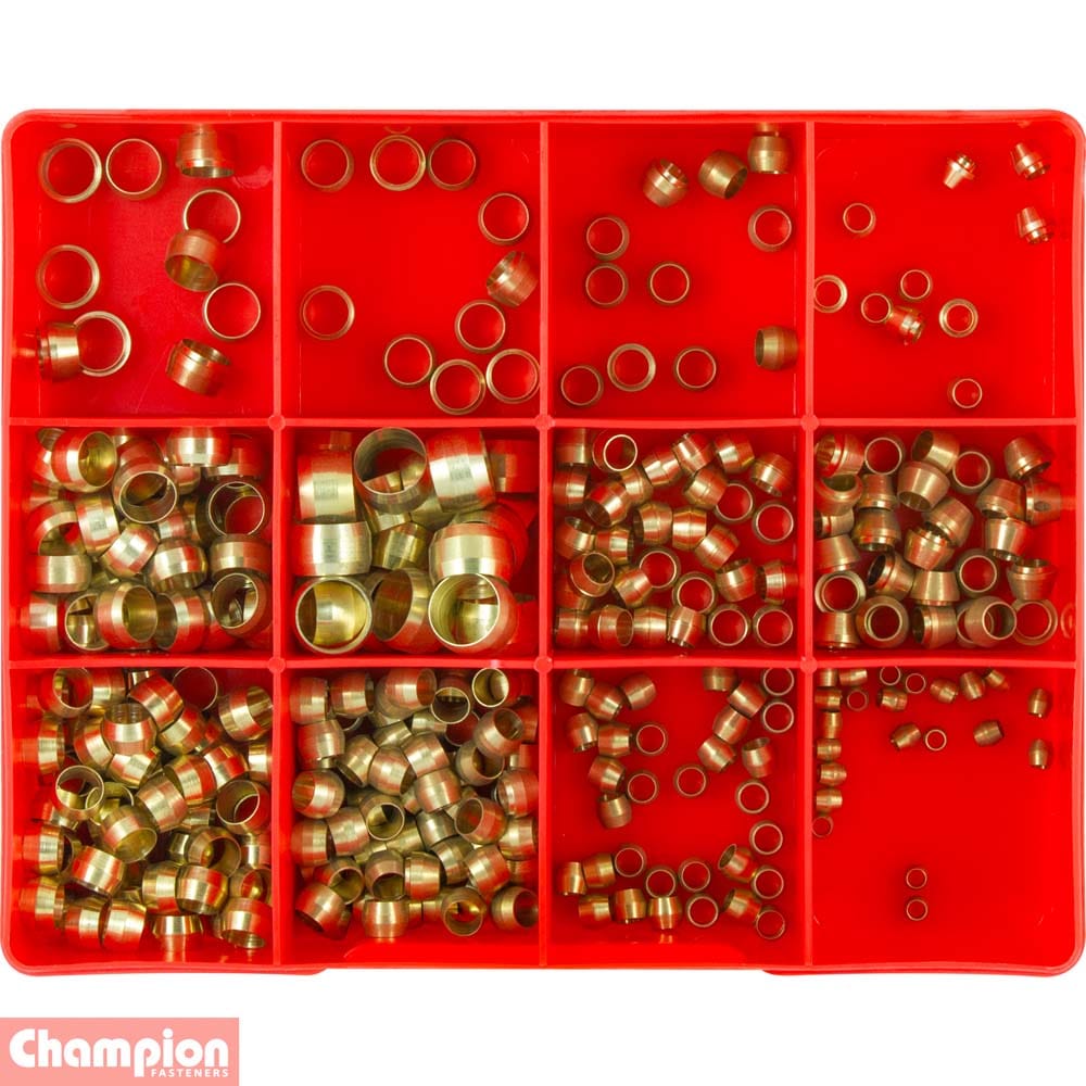 Champion 330Pce BSP Brass Olives Assortment CA1412
