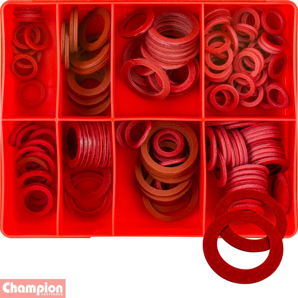 Champion 143Pce 3/32 Fibre Washer Assortment CA150