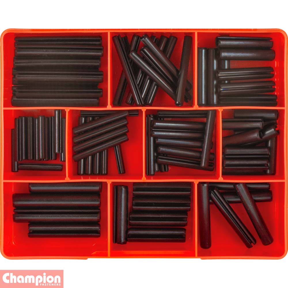 Champion 82Pce Large Metric Roll Pins Assortment Assortment CA1725