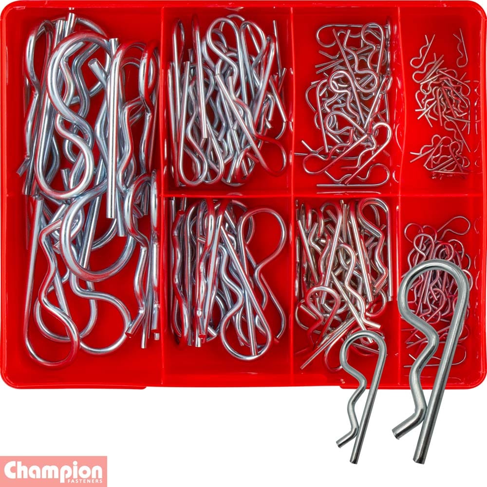Champion 124Pce R Clips Assortment Kit CA1745