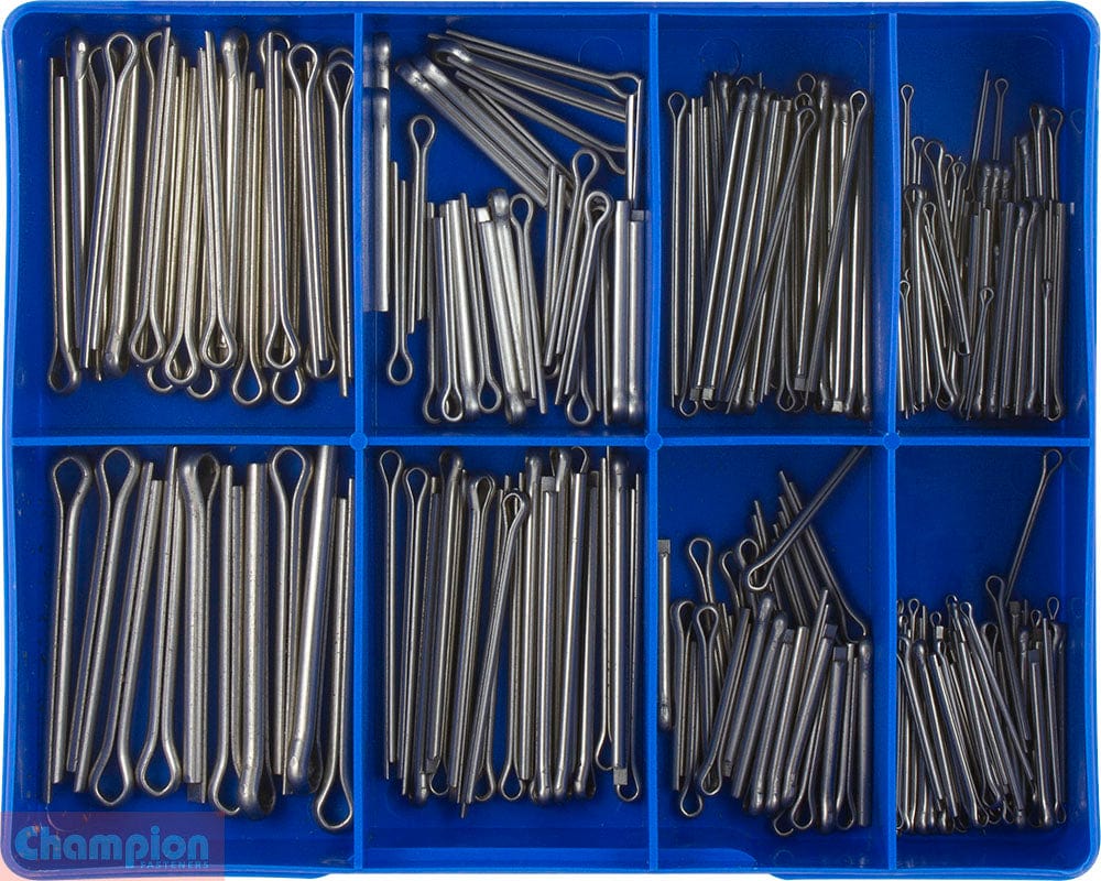 Champion 225Pce S/Steel Metric Split (Cotter) Pins Assortment CA1850